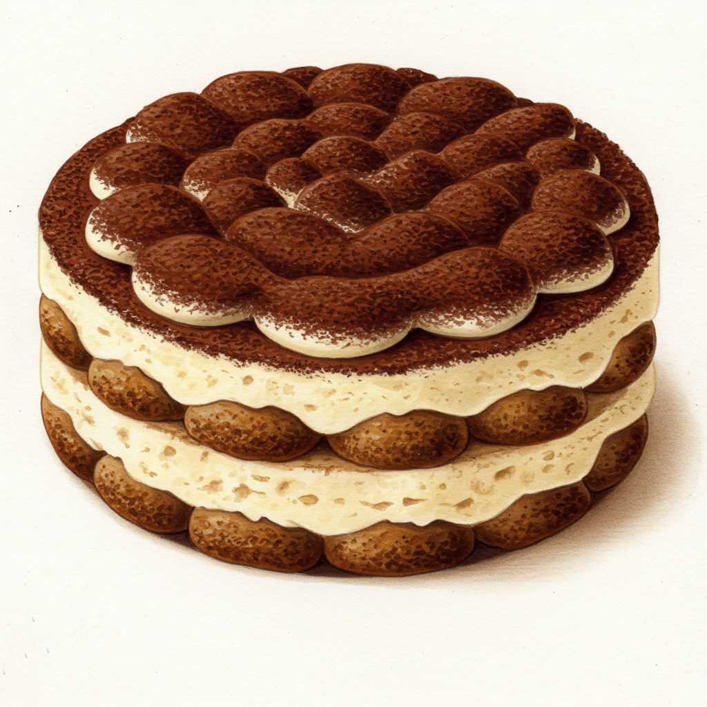 Bütün Tramisu Pasta (6 porsiyon)